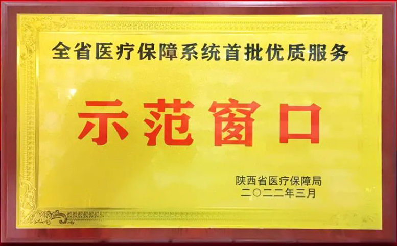 全省醫療保障系統首批優質服務示范窗口